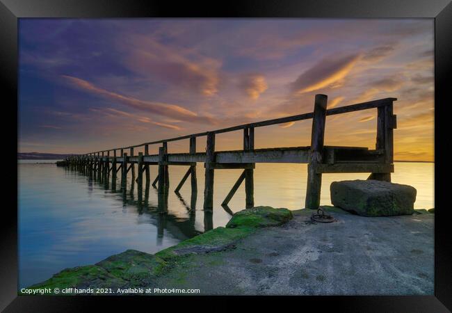 sunset at culross, fife, scotland. Framed Print by Scotland's Scenery