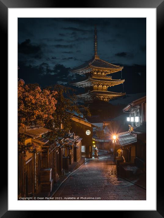 Kyoto - Yasaka Pagoda Framed Mounted Print by Dean Packer