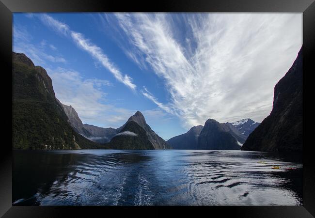 Milford Sound, New Zealand Framed Print by Christopher Stores