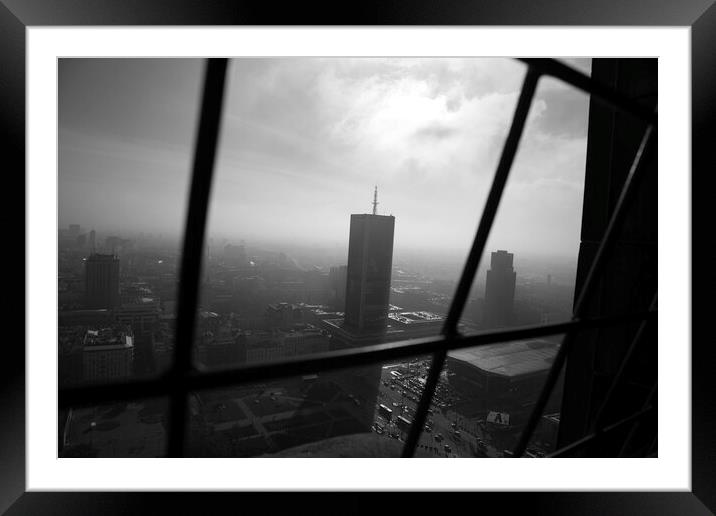 Warsaw cityscape  Framed Mounted Print by Christopher Stores