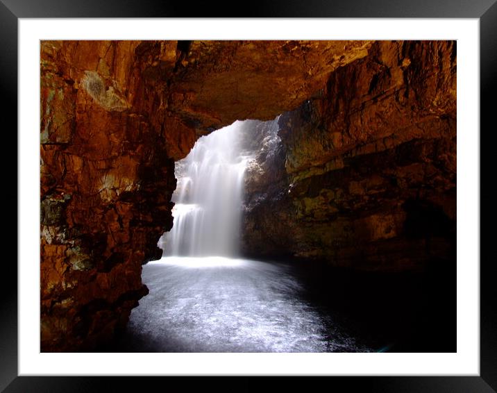 Smoo Cave, Scotland Framed Mounted Print by Christopher Stores