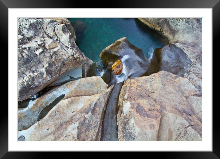 Fairy pools, Island of Skye, Scotland Framed Mounted Print by Christopher Stores
