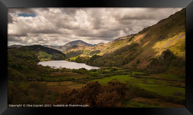 Majestic Mountains Framed Print by Clive Ingram