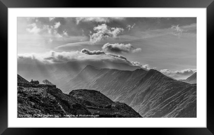 Majestic Mountains Framed Mounted Print by Clive Ingram