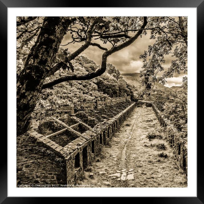 Anglesey Barracks B&W Framed Mounted Print by Clive Ingram