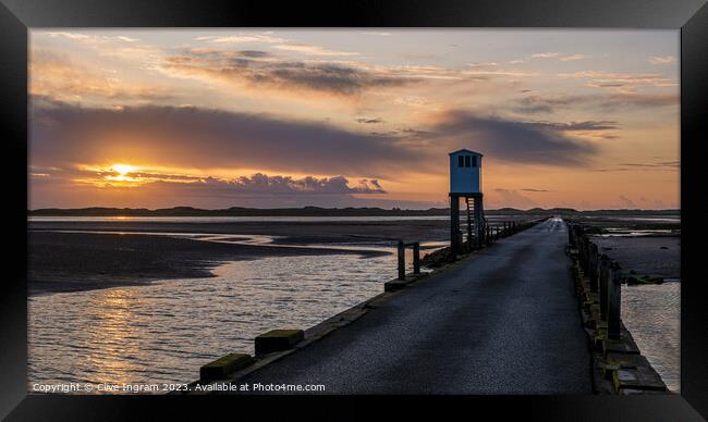 The road to salvation? Framed Print by Clive Ingram