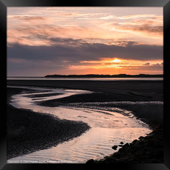 Dawn seascape Framed Print by Clive Ingram