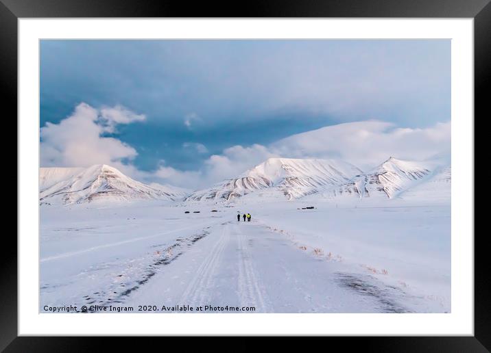 A walk in the mountains Framed Mounted Print by Clive Ingram