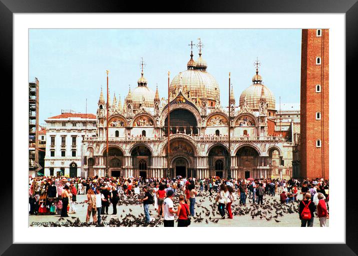 Venice Piazza San Marco Framed Mounted Print by Juha Agren