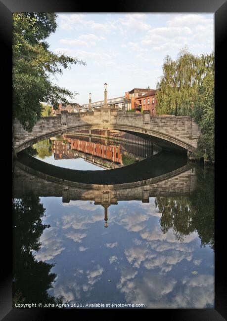 Norwich Whitefriars Bridge Framed Print by Juha Agren