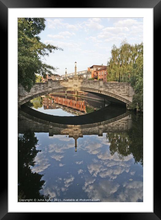 Norwich Whitefriars Bridge Framed Mounted Print by Juha Agren