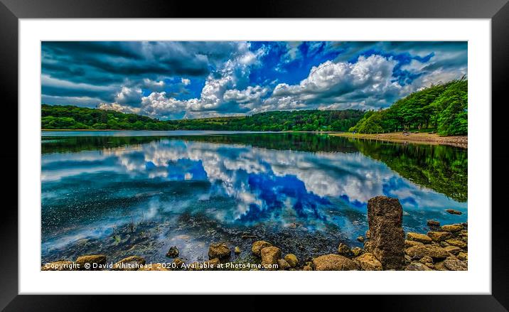 Tranquil Reflections Framed Mounted Print by David Whitehead