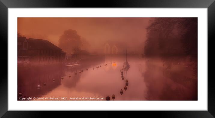 Out Of The Mist Framed Mounted Print by David Whitehead