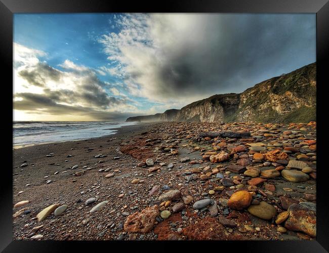 Outdoor stonerock Framed Print by Greg Henderson