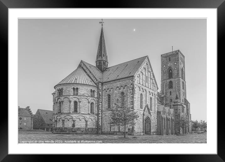 Ribe Cathedral Denmark Framed Mounted Print by Stig Alenäs
