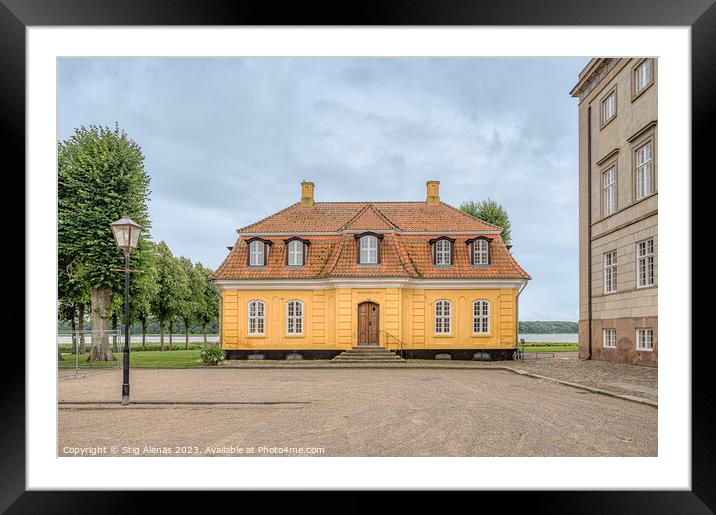 Ingemann's House at the Sorø Academy boarding school Framed Mounted Print by Stig Alenäs