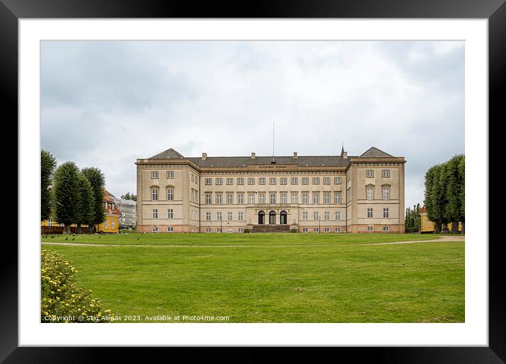 The main building at the Sorø Academy boarding school  founded  Framed Mounted Print by Stig Alenäs