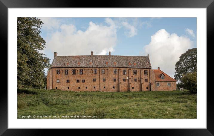 Esrum Abbey was founded in 1151  Framed Mounted Print by Stig Alenäs