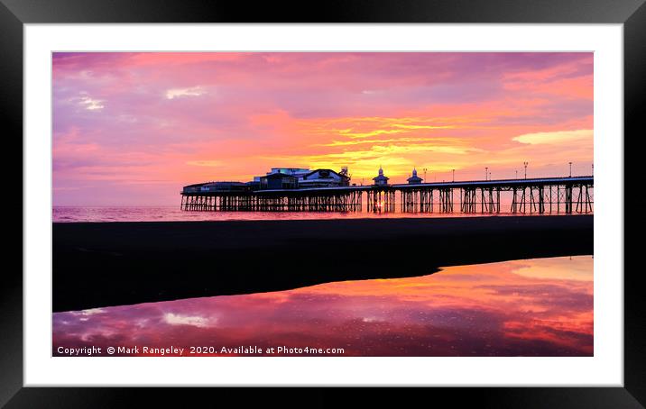 Magical Sunset Framed Mounted Print by Mark Rangeley