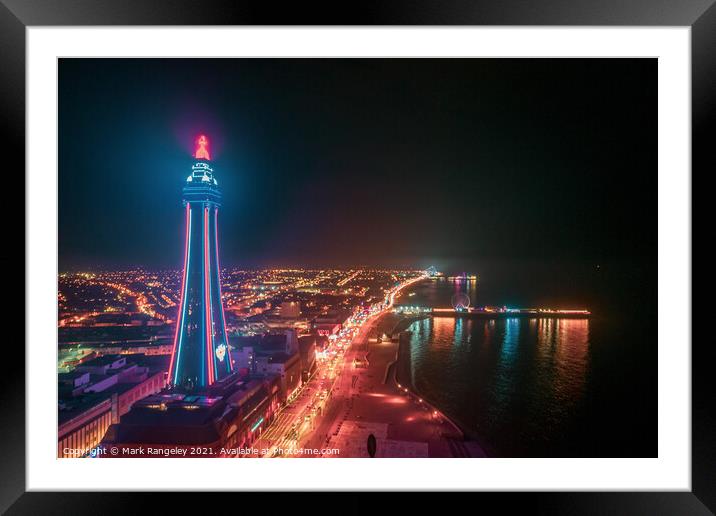 Blackpool illuminations  Framed Mounted Print by Mark Rangeley