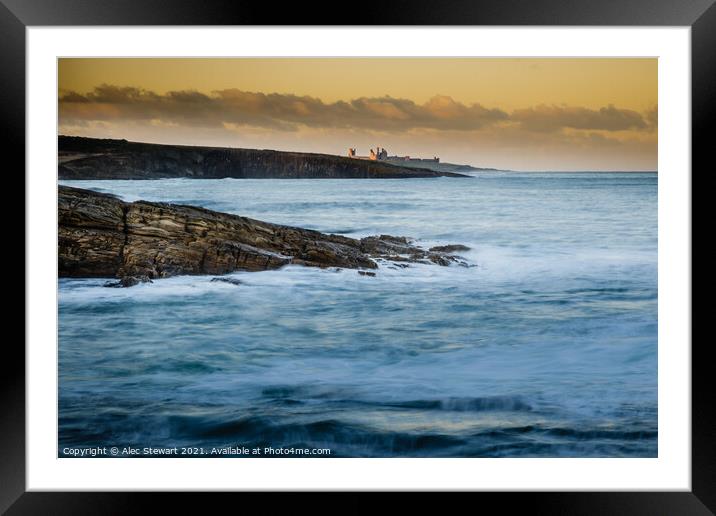 Northumberland Coast Framed Mounted Print by Alec Stewart