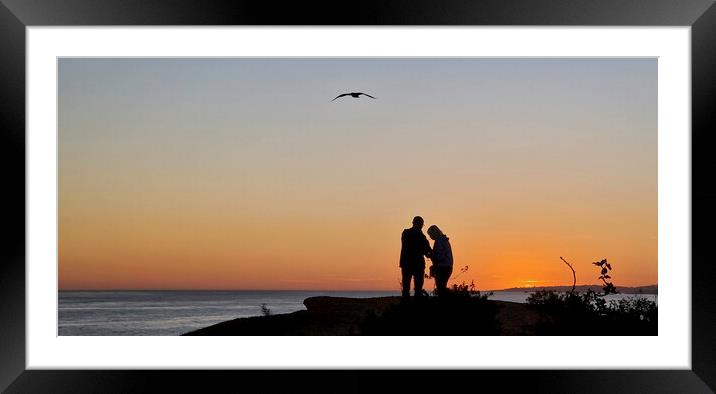 Sunset over Lagos #4 Framed Mounted Print by Steve Taylor