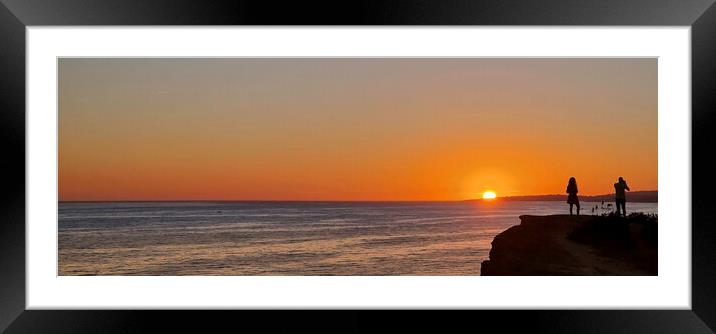 Sunset over Lagos #6 Framed Mounted Print by Steve Taylor