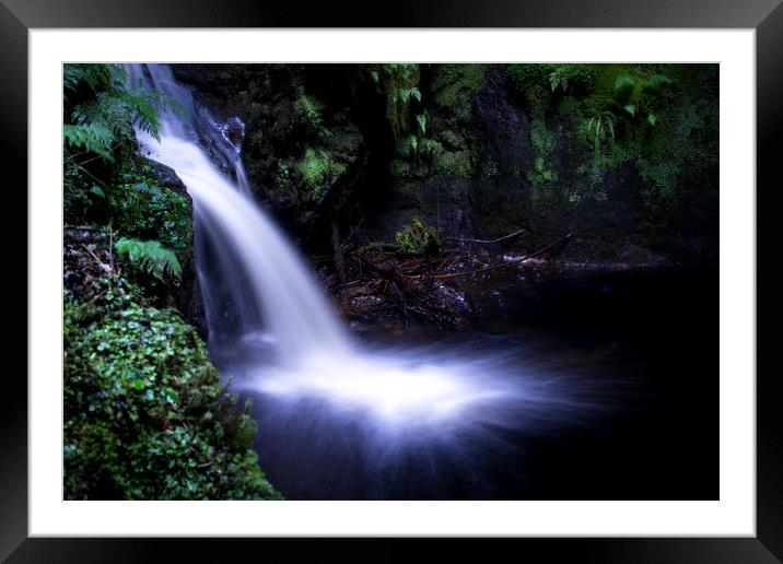 Hidden falls  Framed Mounted Print by Steve Taylor