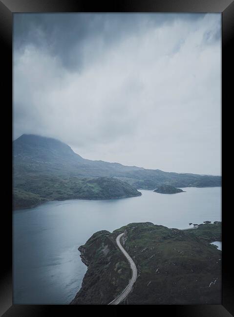 Road to Isles.  Framed Print by Bart Machaj