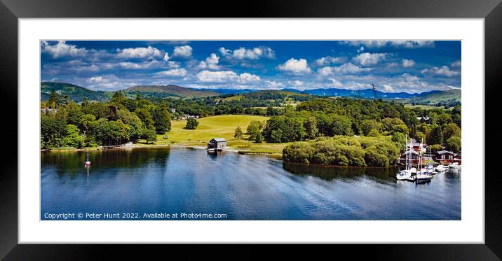 White Cross Bay, Cumbria. Framed Mounted Print by Peter Hunt