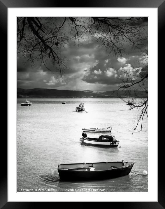 Aberdovey bay Framed Mounted Print by Peter Hunt