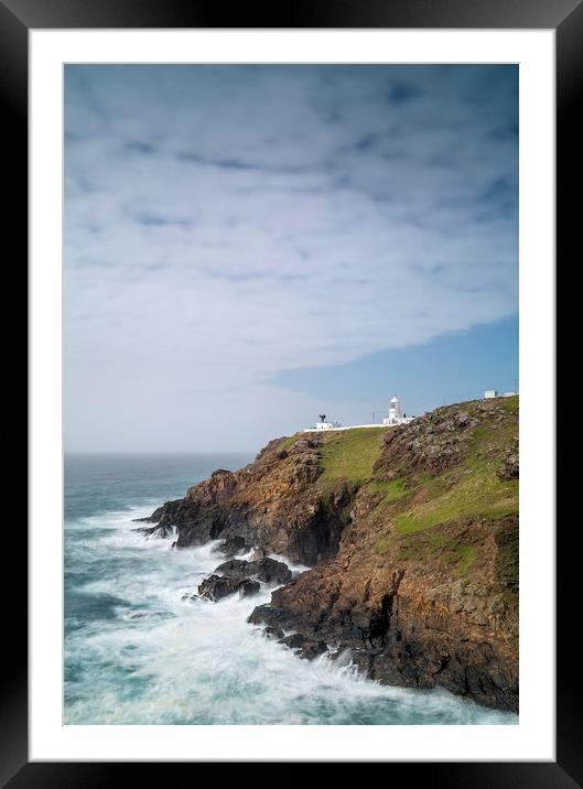 Rugged Coastline, Cornwall Framed Mounted Print by Mick Blakey