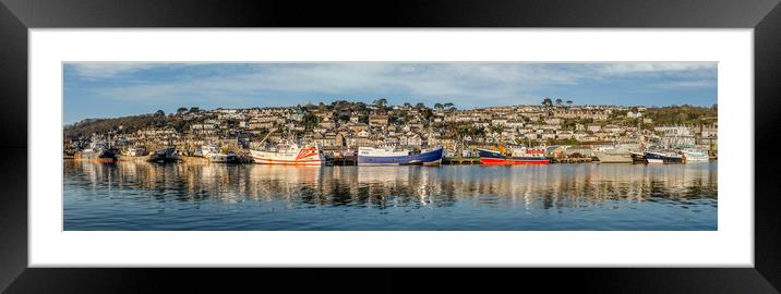 Newlyn Fishing Fleet Framed Mounted Print by Mick Blakey