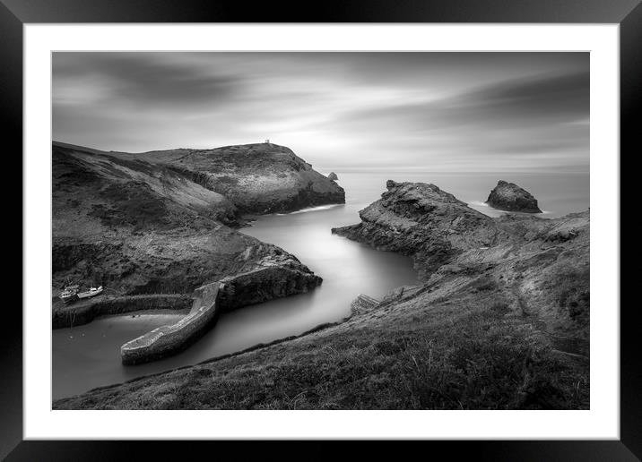 Harbour Approach, Boscastle, Cornwall Framed Mounted Print by Mick Blakey
