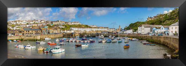 Porthleven Harbour, Cornwall Framed Print by Mick Blakey