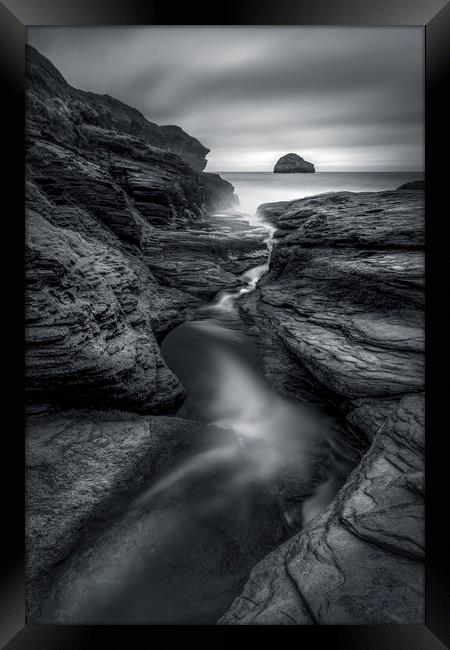  Trebarwith Strand, Cornwall Framed Print by Mick Blakey