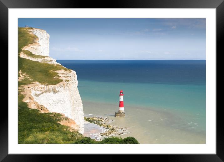 Beachy Head Lighthouse Framed Mounted Print by Mark Jones