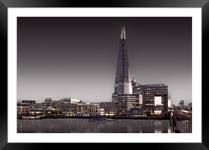 The London Shard Framed Mounted Print by Mark Jones