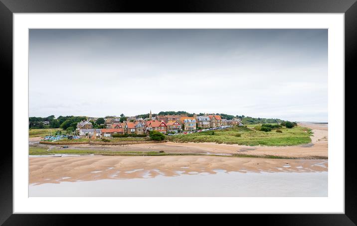 Alnmouth Framed Mounted Print by Mark Jones