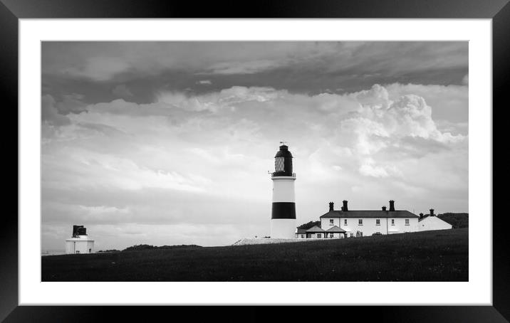 Souter Lighthouse, Tyne and Wear Framed Mounted Print by Mark Jones