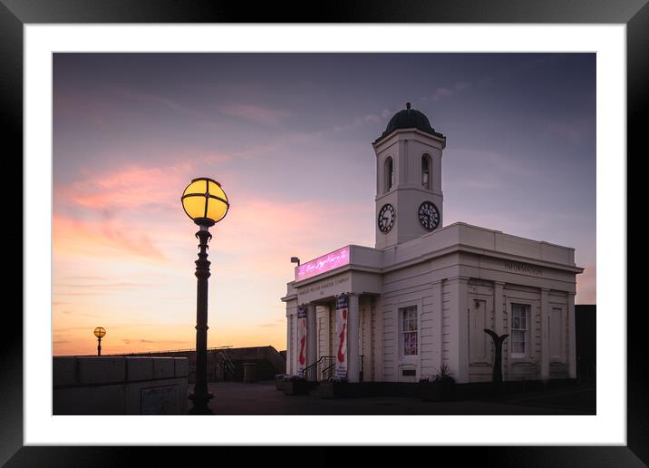 Margate Harbour Building Framed Mounted Print by Mark Jones