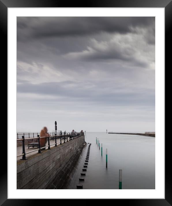 Littlehampton Piers Framed Mounted Print by Mark Jones