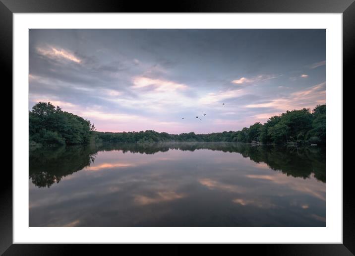 Balcombe Lake, West Sussex Framed Mounted Print by Mark Jones
