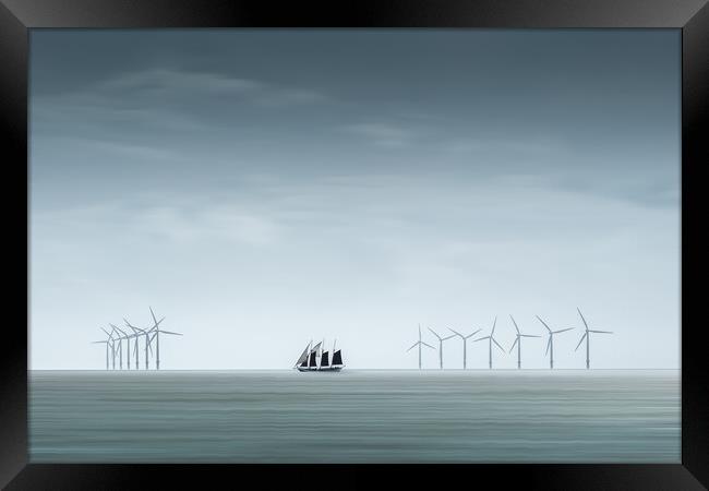 Wind Power Framed Print by Mark Jones