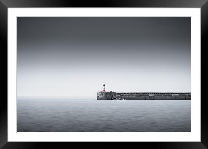 Newhaven Lighthouse Framed Mounted Print by Mark Jones
