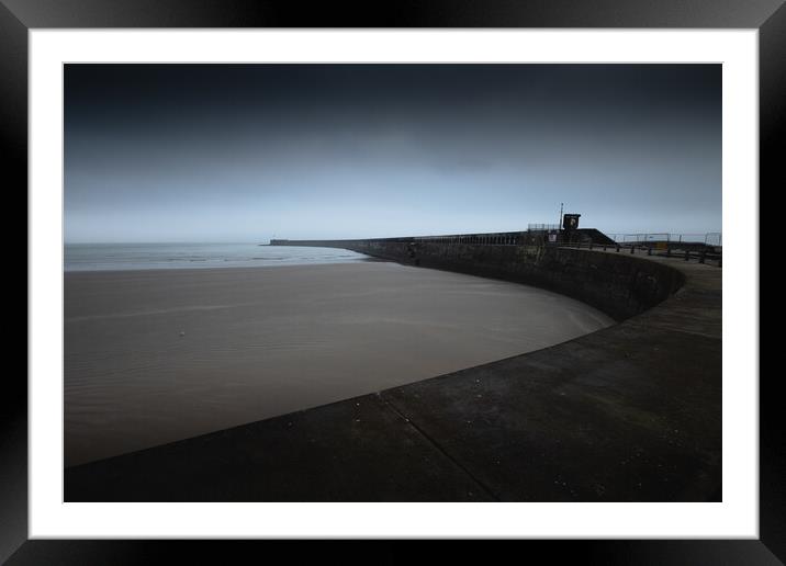 Newhaven Harbour Framed Mounted Print by Mark Jones