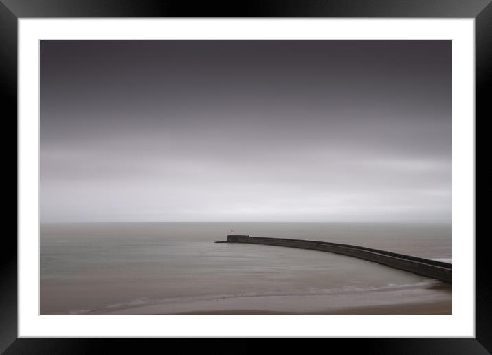 Newhaven Harbour  Framed Mounted Print by Mark Jones
