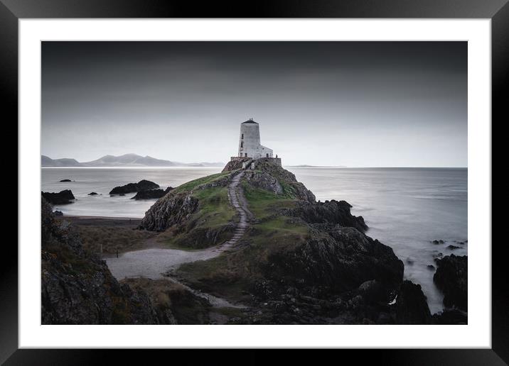 Tŵr Mawr Lighthouse Framed Mounted Print by Mark Jones