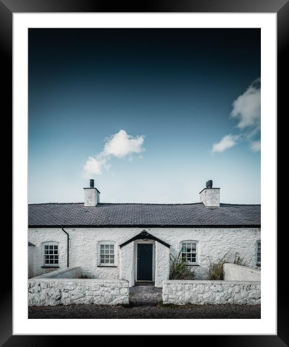 Cottages Framed Mounted Print by Mark Jones