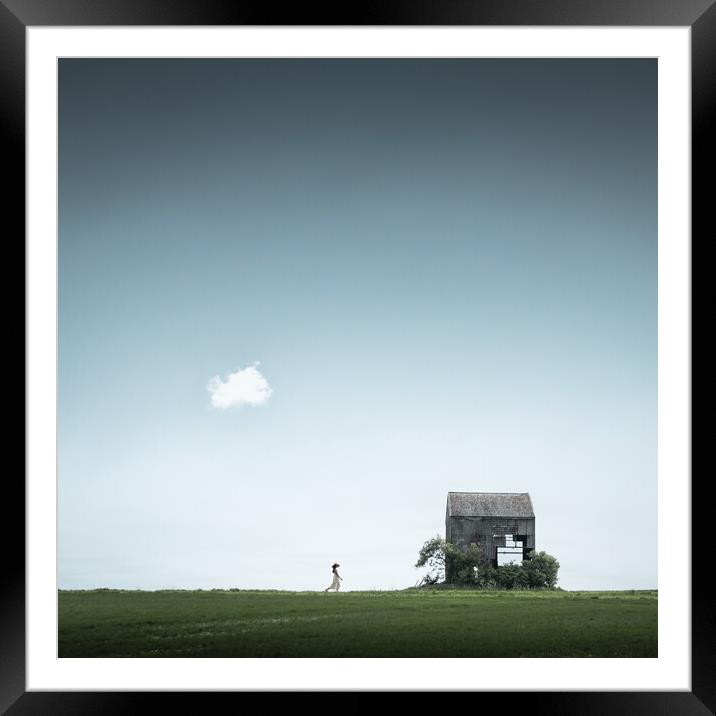 A Walk in the Country Framed Mounted Print by Mark Jones
